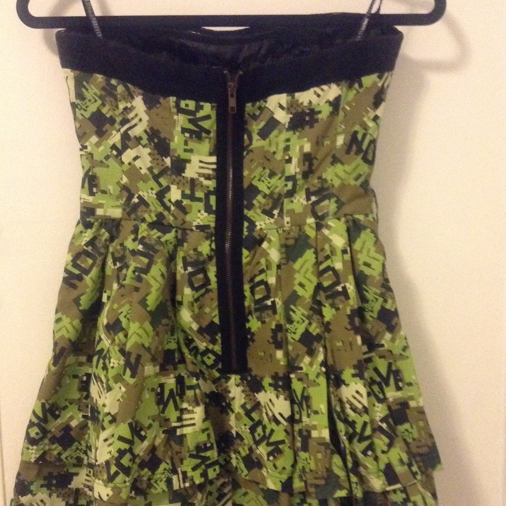 Cute strapless teen dress